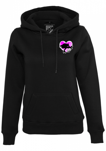 Hoodie Herz Damen